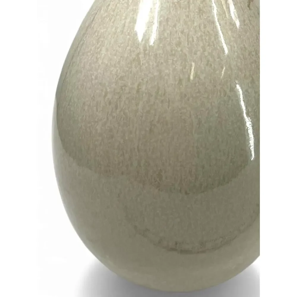 West Elm Bright Ceramicist Wide Teardrop Vase Pottery earthenware Glazed Vessel